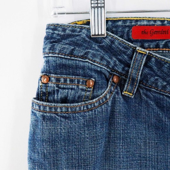 AG Adriano Goldshmied The Gemini Denim Blue Jeans - Picture 3 of 14